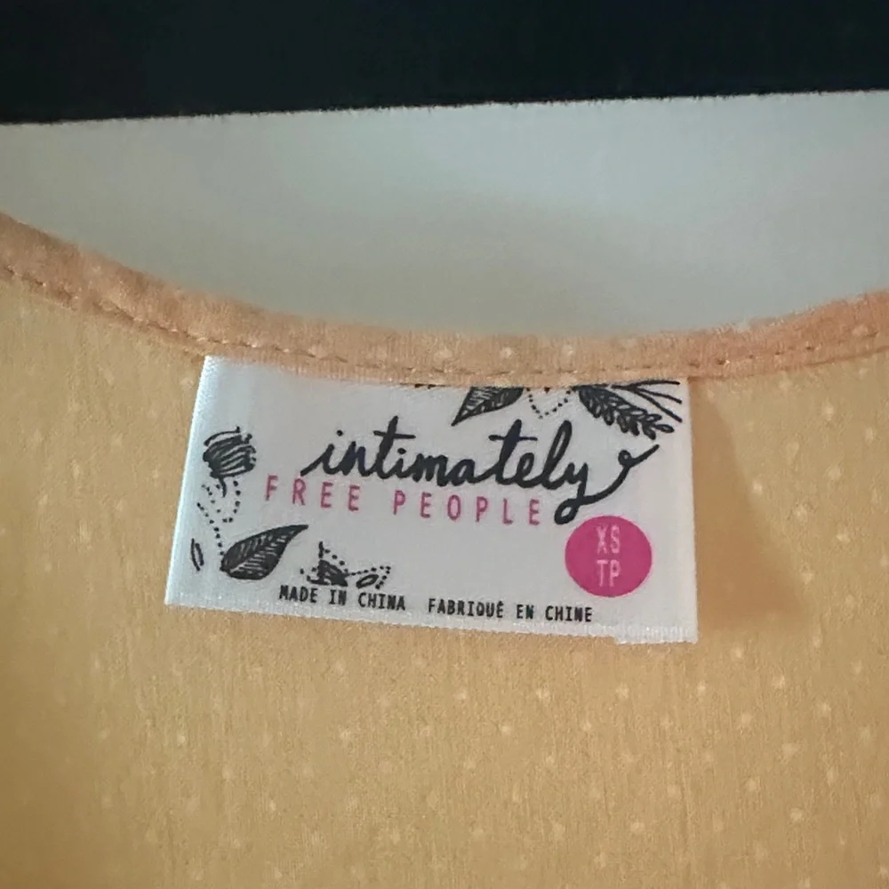 Free People Orange Mini Slip Dress - Picture 2 of 4